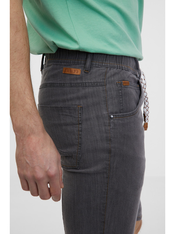 Sam 73 Sive moške kratke hlače iz džinsa SAM 73 Claudio