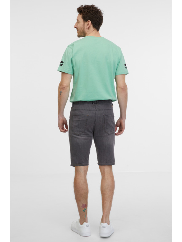 Sam 73 Sive moške kratke hlače iz džinsa SAM 73 Claudio