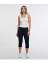 Sam 73 Temno modre ženske tričetrtinske hlače SAM 73 Camila