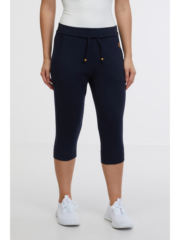 Sam 73 Temno modre ženske tričetrtinske hlače SAM 73 Camila