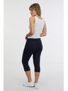 Sam 73 Temno modre ženske tričetrtinske hlače SAM 73 Camila