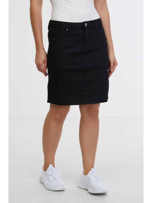 Sam 73 Črna ženska krilo iz džinsa SAM 73 Belén