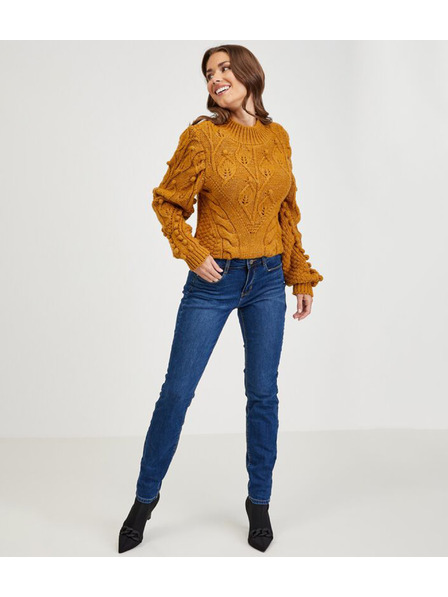 Orsay Temno modre ženske slim fit kavbojke ORSAY