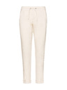Sam 73 Kremaste ženske lanene hlače SAM 73