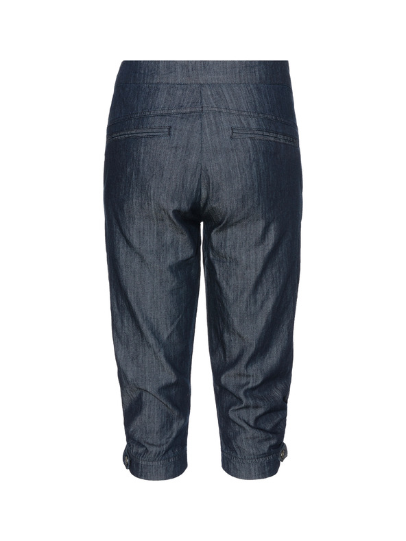 Sam 73 Temno modre ženske 3/4 hlače iz džinsa SAM 73