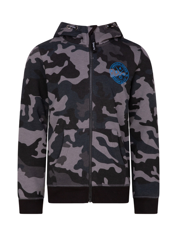 Sam 73 Temno siva fantovska maskirna jopa SAM 73