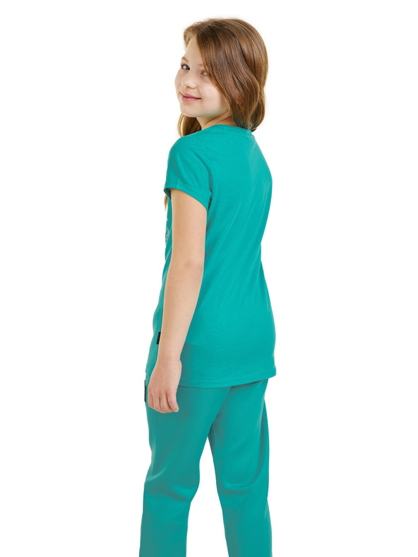 Sam 73 Petrol Dekliška majica SAM 73 Ursula s potiskom