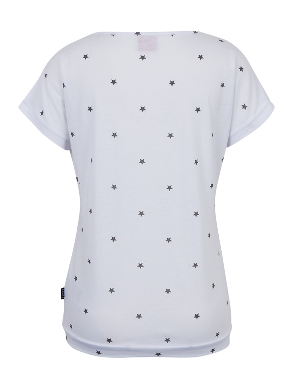 Sam 73 Bela ženska majica s potiskom SAM 73 Roxanne