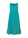 Sam 73 Turkizna ženska poletna obleka z volanom SAM 73 Chantal