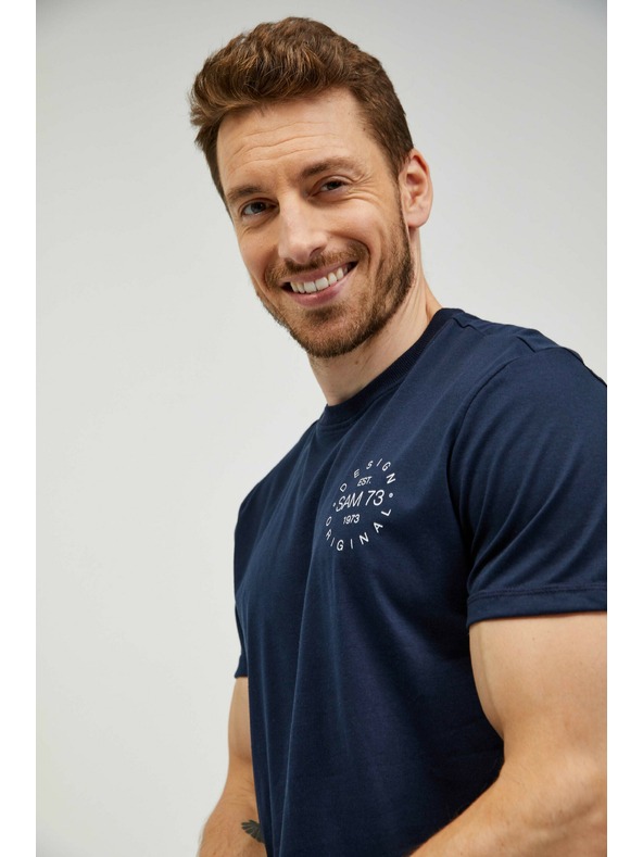 Sam 73 Temno modra moška majica SAM 73 Sepot
