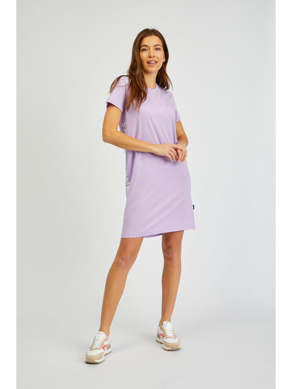 Sam 73 Svetlo vijolična ženska poletna obleka SAM73 Delphinus