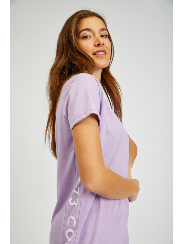 Sam 73 Svetlo vijolična ženska poletna obleka SAM73 Delphinus