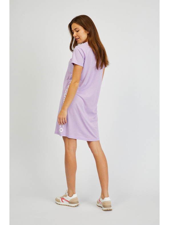 Sam 73 Svetlo vijolična ženska poletna obleka SAM73 Delphinus