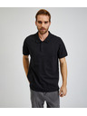 Sam 73 Črna moška bombažna polo majica SAM73 Chryz