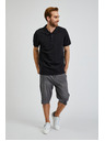 Sam 73 Črna moška bombažna polo majica SAM73 Chryz