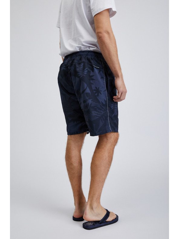 Sam 73 Temno modre moške vzorčaste kopalke SAM73 Leo