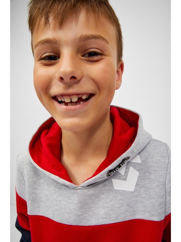 Sam 73 Modra in rdeča fantovska kapuca SAM 73 Leael