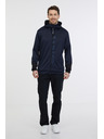 Sam 73 Temno modra moška kapuca z zadrgo SAM 73 Emanuel