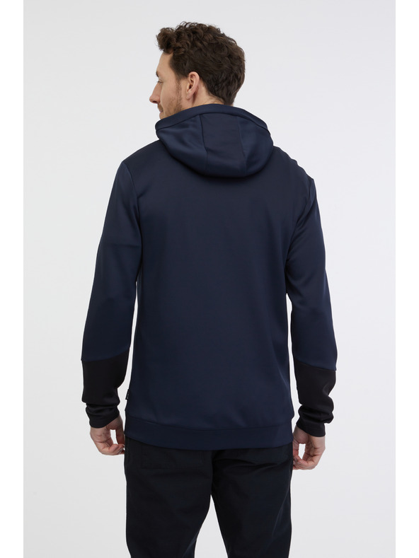 Sam 73 Temno modra moška kapuca z zadrgo SAM 73 Emanuel