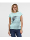 Sam 73 Turkizna ženska črtasta majica SAM 73 Mercedes