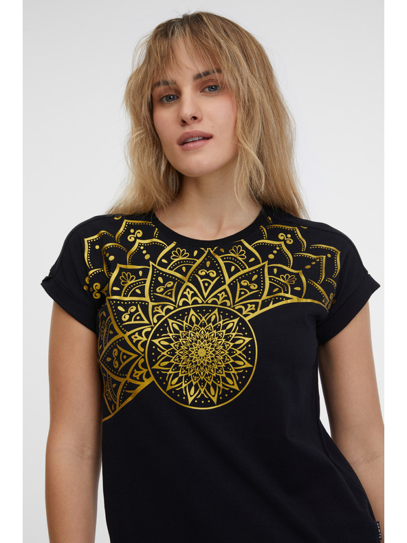 Sam 73 Črna ženska majica SAM 73 Milagros