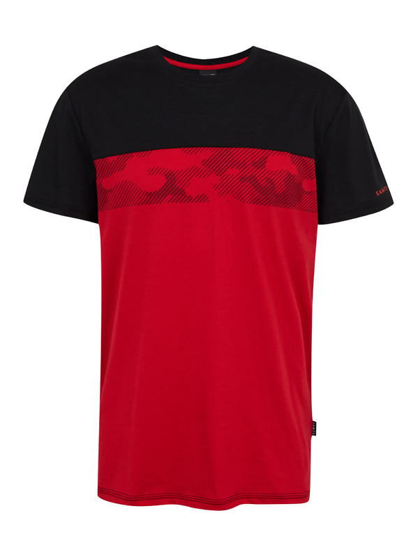 Sam 73 Črno-rdeča moška majica SAM73 Cetus