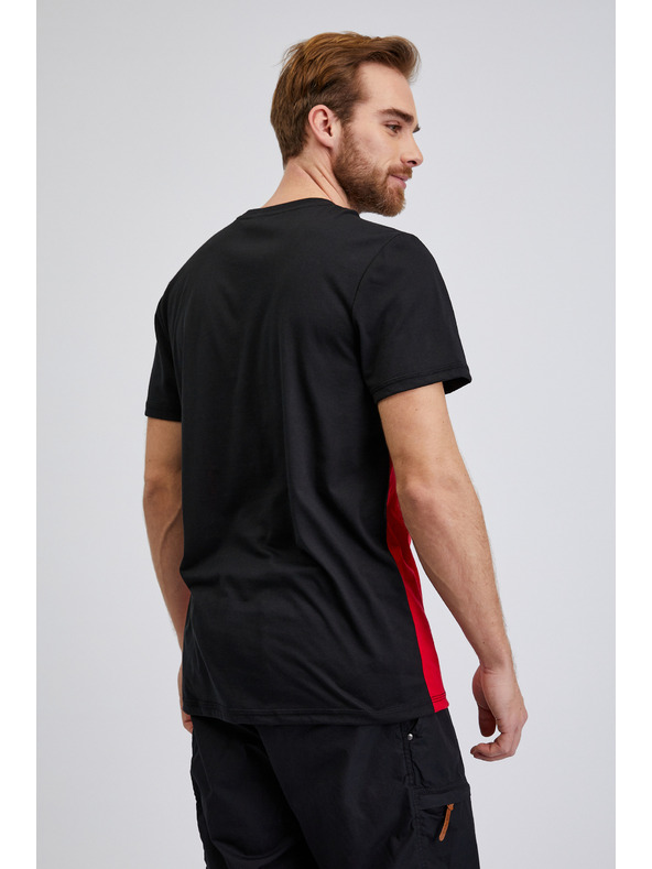 Sam 73 Črno-rdeča moška majica SAM73 Cetus