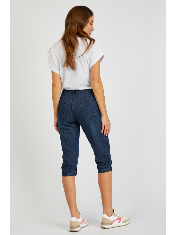 Sam 73 Temno modre ženske tričetrtinske kavbojke SAM73 Orion