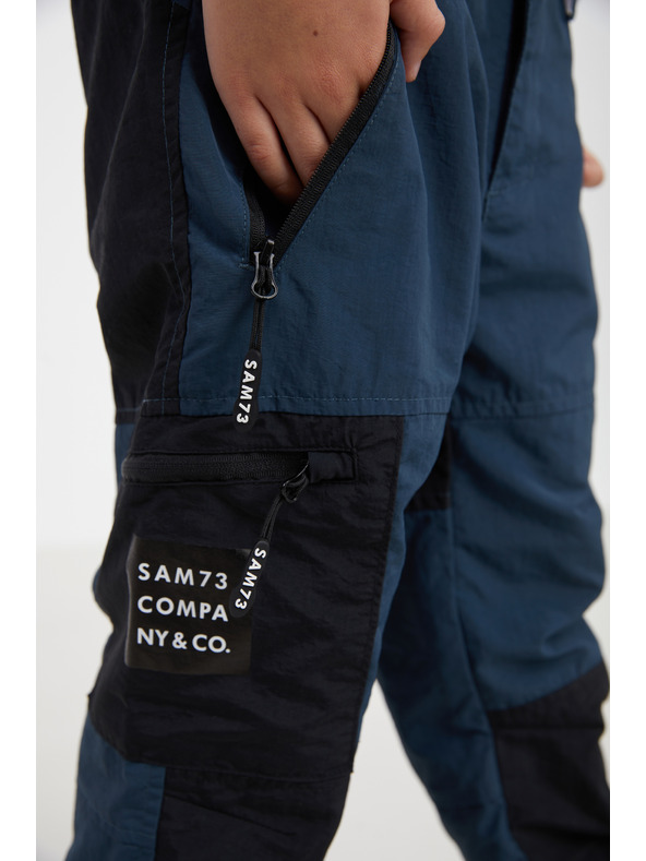 Sam 73 Temno modre fantovske hlače SAM 73 Kudrnka