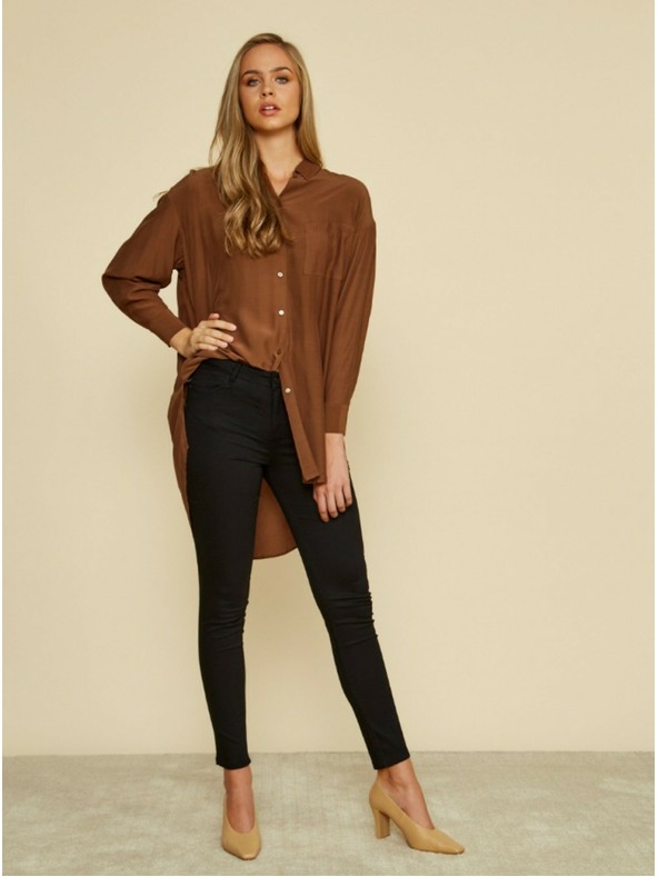 ZOOT.lab Črne ženske hlače tankega kroja ZOOT.lab Anna