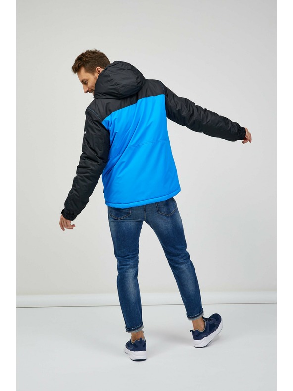 Sam 73 Črno-modra moška zimska jakna Sam 73