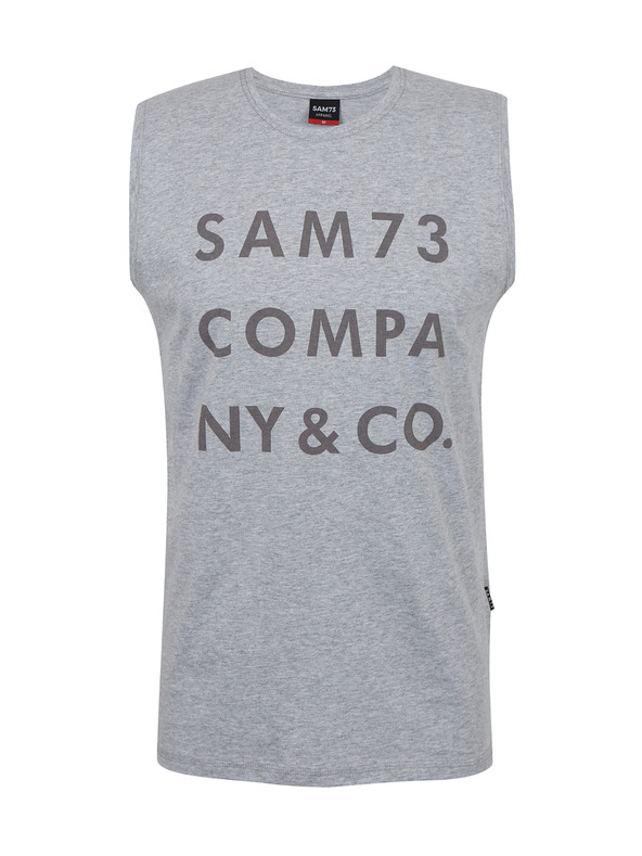 Sam 73 Svetlo siva moška majica s kratkimi hlačami SAM 73 Edgar