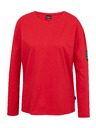 Sam 73 Rdeča ženska osnovna majica z dolgimi rokavi SAM 73 Ariasa