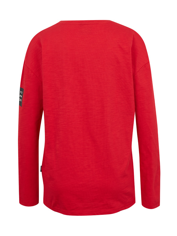 Sam 73 Rdeča ženska osnovna majica z dolgimi rokavi SAM 73 Ariasa