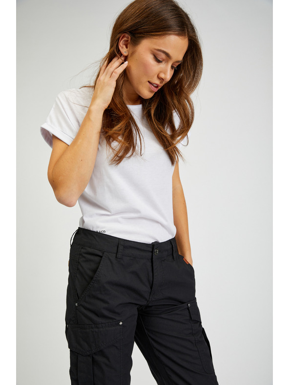 Sam 73 Črne ženske tričetrtinske hlače SAM73 Fornax