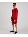 Sam 73 Rdeča fantovska majica s kapuco na zadrgo SAM73 Musgravit