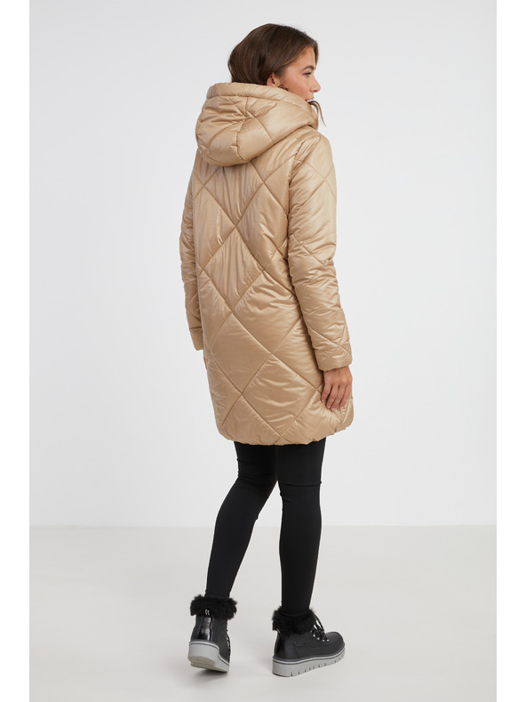 Sam 73 Bež ženski prešiti plašč SAM 73 Clarice