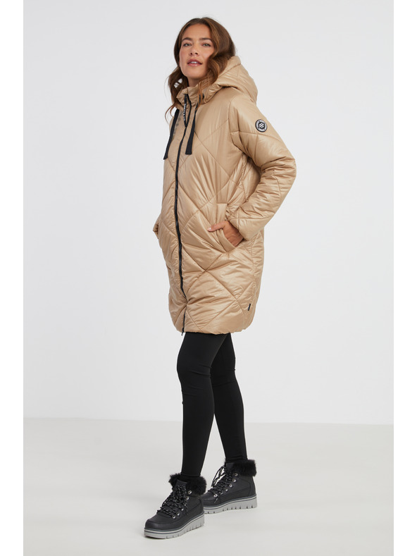 Sam 73 Bež ženski prešiti plašč SAM 73 Clarice