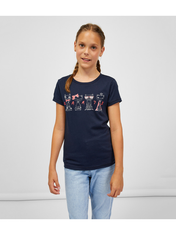 Sam 73 Temno modra dekliška majica SAM 73 Axill