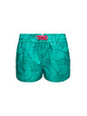 Sam 73 Turkizne dekliške kratke hlače z vzorcem in žepi SAM 73