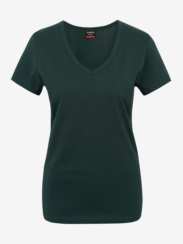 Sam 73 Temno zelena ženska majica SAM 73 Una
