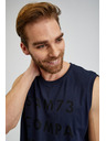Sam 73 Temno modra moška majica s kratkimi rokavi SAM 73 Edgar