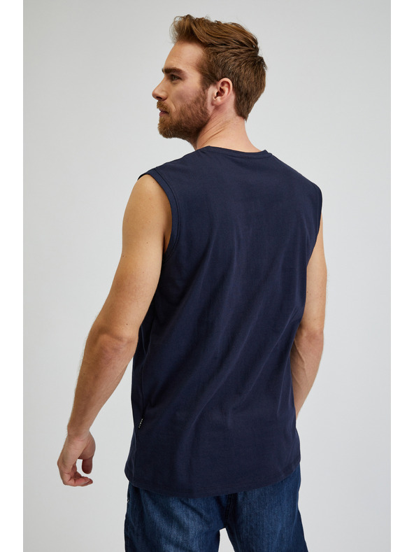 Sam 73 Temno modra moška majica s kratkimi rokavi SAM 73 Edgar