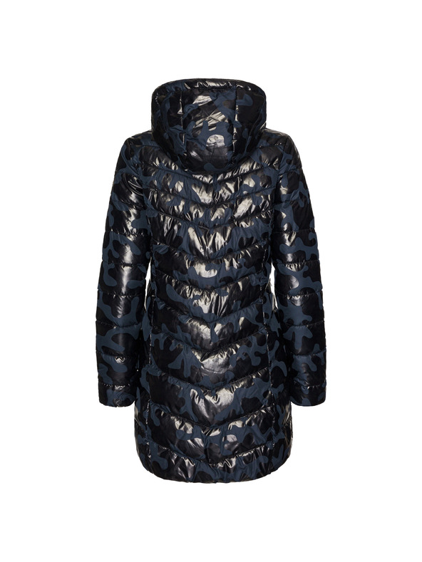 Sam 73 Modri ženski prešiti plašč z vzorcem SAM 73 Alisha