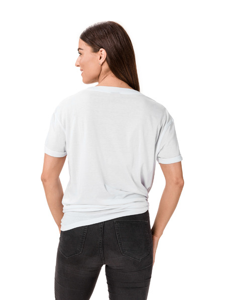 Sam 73 Bela ženska majica s potiskom SAM 73 Annabel