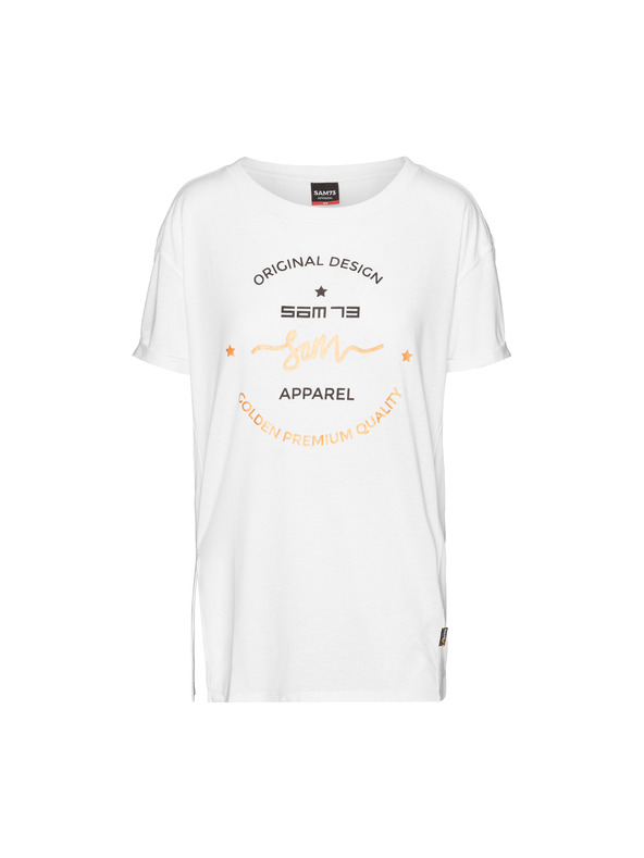 Sam 73 Bela ženska majica s potiskom SAM 73 Annabel