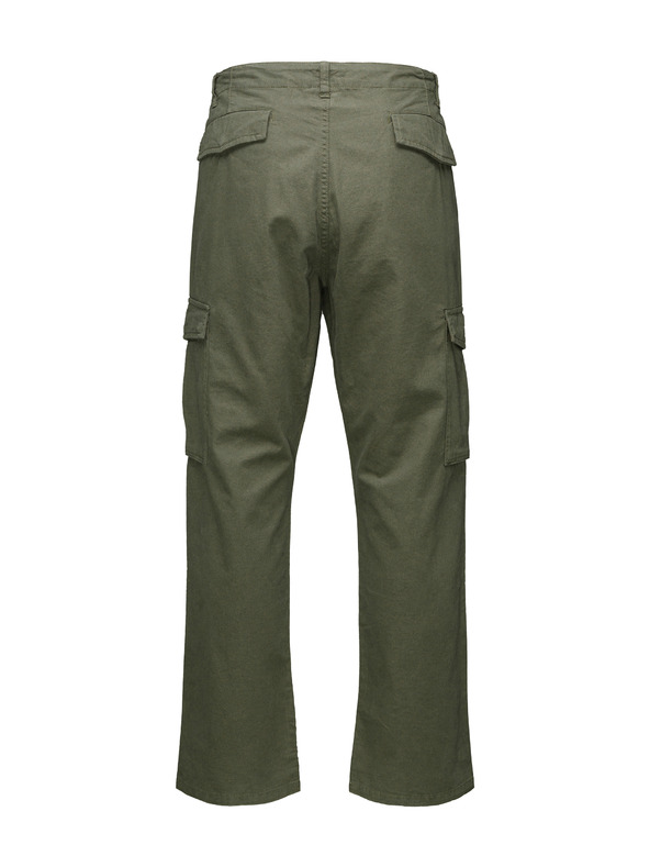 Sam 73 Kaki moške hlače z žepi SAM 73