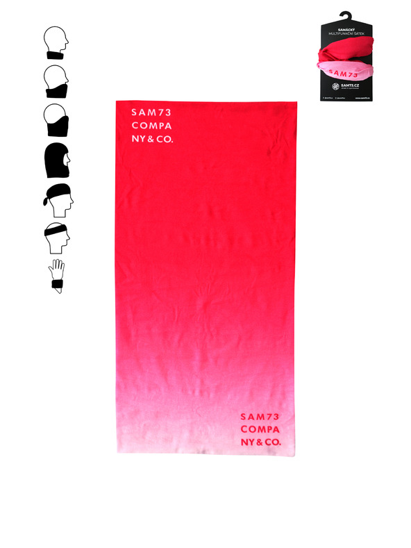 Sam 73 Roza ženski večnamenski šal SAM 73