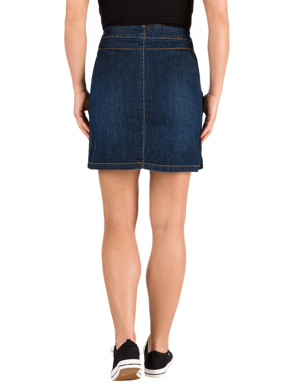 Sam 73 Temno modra ženska krila z rokavi iz džinsa SAM 73