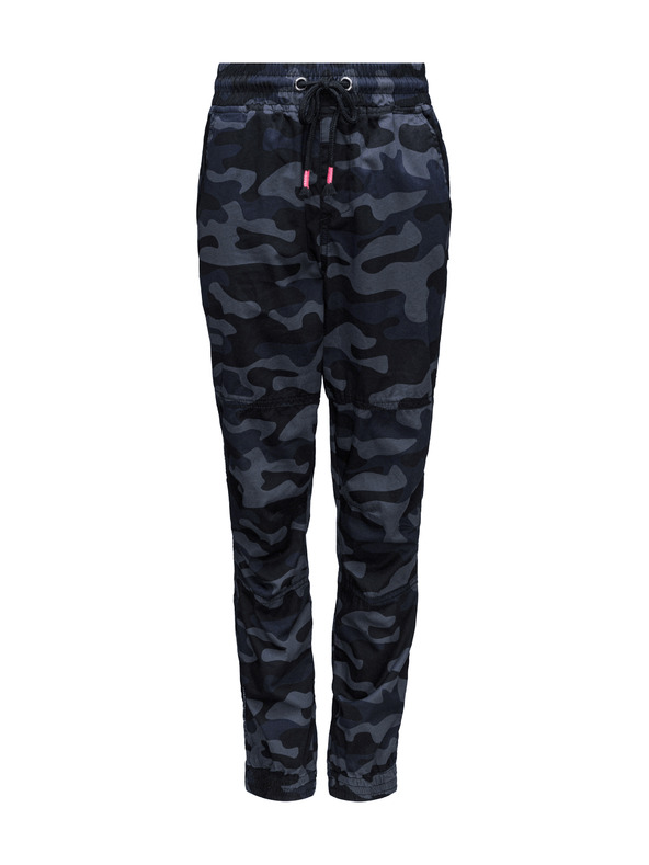 Sam 73 Temno modre dekliške maskirne hlače SAM 73